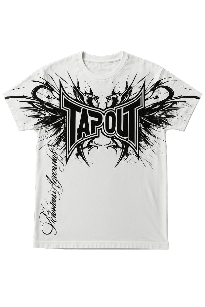 Tapout Black Logo Shirt – Front Tapout Black Logo Shirt