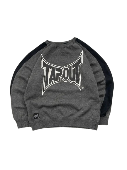 Tapout Men Black Logo Sweatshirt Tapout Men Black Logo Sweatshirt