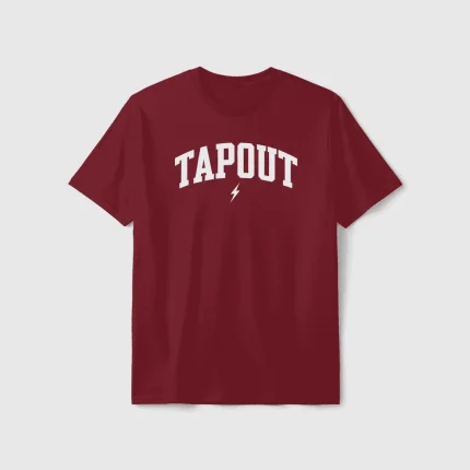 Tapout Red and Black Logo Shirt