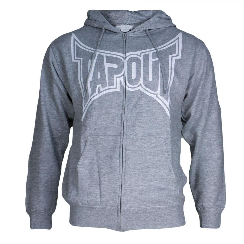 Tapout White Logo Hoodie Front Tapout White Logo Hoodie