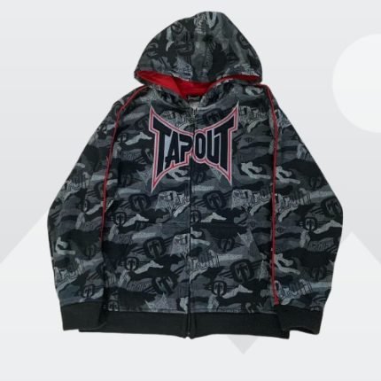 GRAIL Tapout Camo Zip Up Hoodie