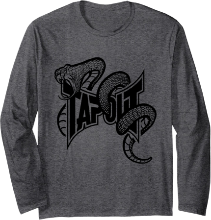 Tap Out Snake Logo Long Sleeve T-Shirt