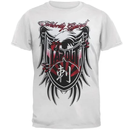 Tapout Celebrity Sweat Eagle Shield Mens Soft T Shirt
