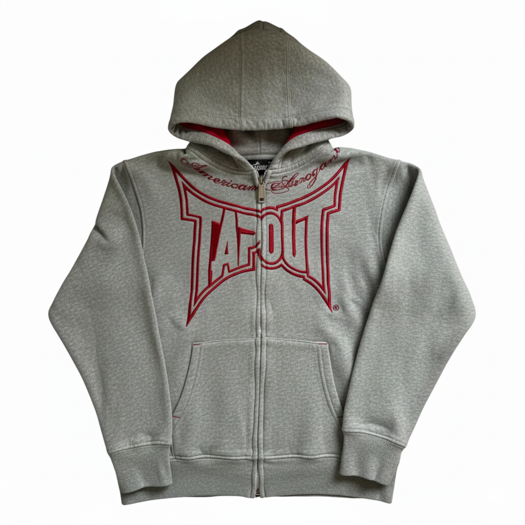 Tapout Hoodie Grey Tapout Hoodie Grey