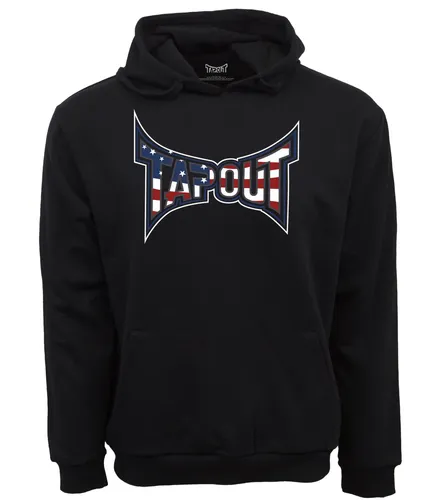 Tapout Mens Black Multi Hoodies Tapout Mens Black Multi Hoodies