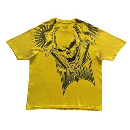 Tapout Skull Grunge Cyber Y2K Style T-Shirt