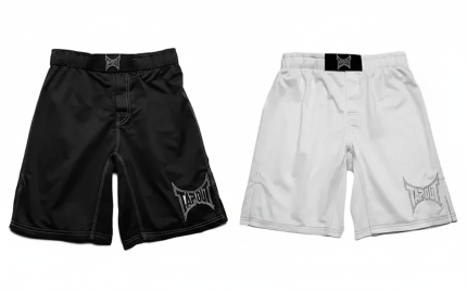 Black and White Tapout Shorts