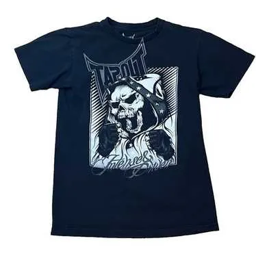 Mens Y2K AAA Tapout Black T Shirt