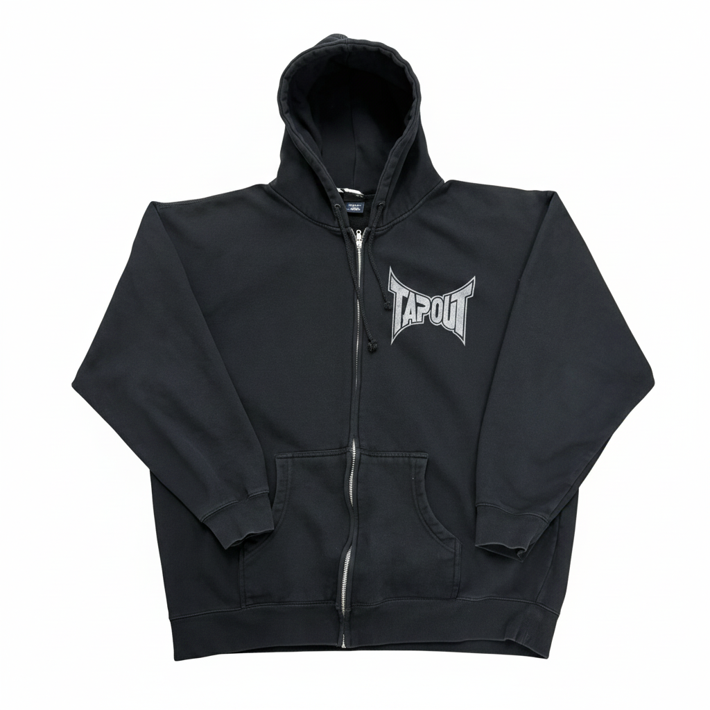 Vintage Y2K Tapout Full Zip Hoodies Mens Vintage Y2K Tapout Full Zip Hoodies Mens