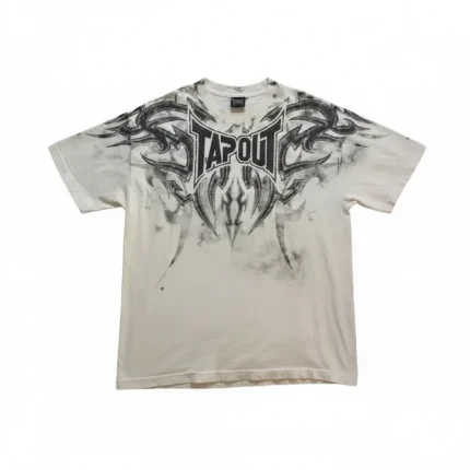 Tapout White Graphic Men Shirts
