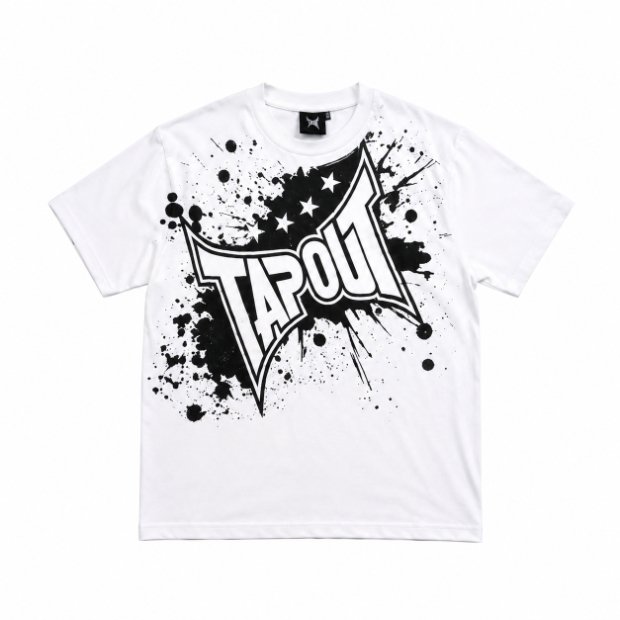 TAPOUT WHITE T-SHIRT Mans TAPOUT WHITE T-SHIRT Mans