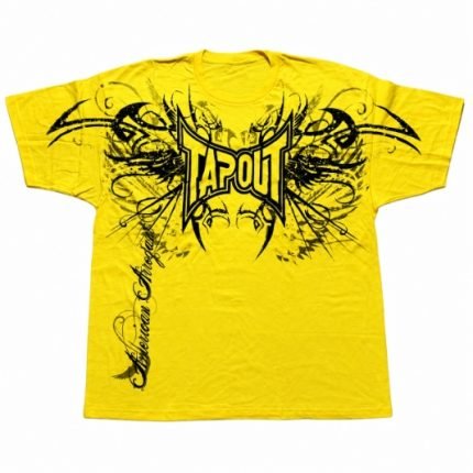 Tapout American yellow T shirt for USA streetwear