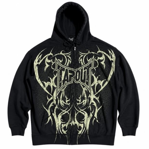 TAPOUT Sleeve Hoodie – Blue & White TAPOUT Sleeve Hoodie – Blue & White
